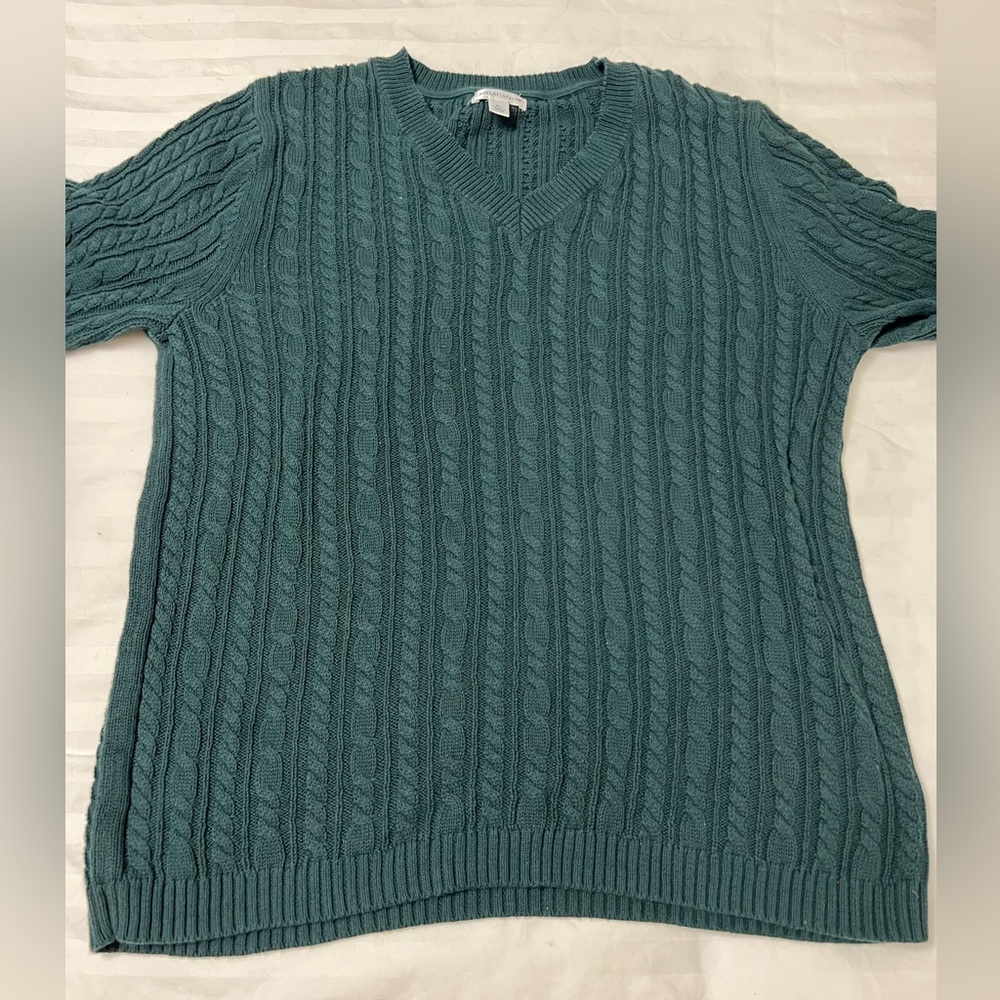 Cable knit sweater
